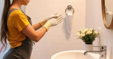 zipcleaning bathroom